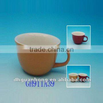 Most popular sale colored ceramic coffee mug wholesale