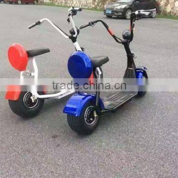 2017 Steel 48v-60v Mini Electric Citycoco Scooter With Suspension photo-6