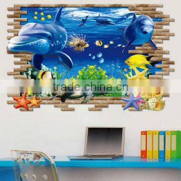 Removable Self Adhesive 3D Wall Paper , Wall Sticker for Kids photo-5