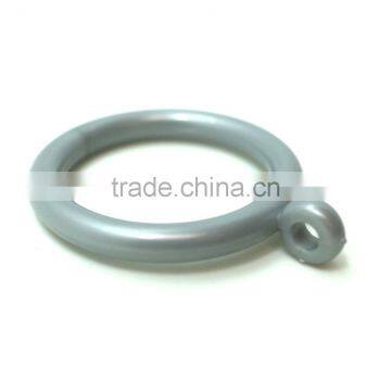 ID34mm/OD46mm & ID26mm/OD33mm, Plastic Curtain Rod Pole Ring Brushed Nickel photo-3