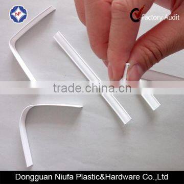 White PP Double-core Plastic Clip Band for Bread Bag photo-5