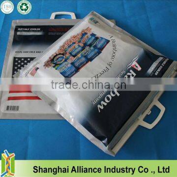 Custom High Quality Aluminum Foil Thermal Cooler Bag With Plastic Handle