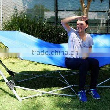 Hot selling camping folding portable hammock with stand