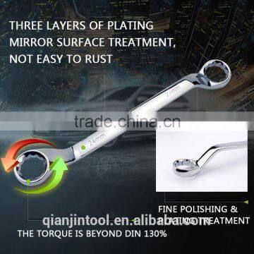 QJ-T03 Quality Offset Double Open Ring Spanner photo-3