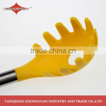 Silicone Kitchen Accessory Spaghetti Server With Stainless Steel Handle photo-3