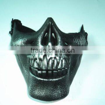 Plastic Cheap Horror Skull Half Face Mask photo-3