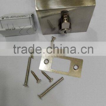 High Quality Good Price Stainless Steel Entry Privacy Passage Square Deadbolt Lock photo-2