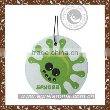 EA1-1005 Round Cotton Paper Hanging Car Air Freshener