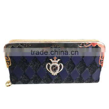 Europe Fancy Trendy Long PU Leather Ladies Wallets and Purses photo-5