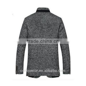 Men's Grey Suit, Notch Label Made to Measure Suit . BCT010 photo-2