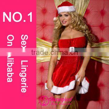 Hot sales High quality Newest red America christmas costume