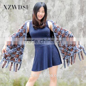 CX-B-65E Custom Made Woman Fur Scarf And Shawl photo-5