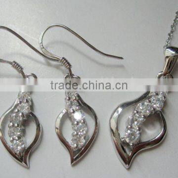 cz silver jewelry cheap