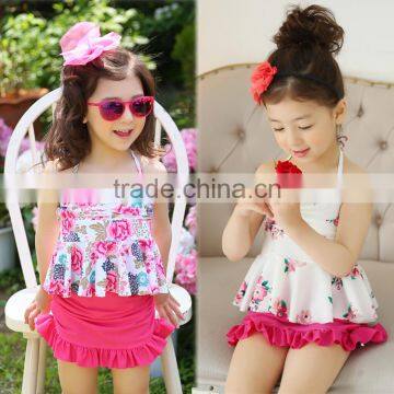 S60577B Girls Bathing Suits Lovely Children Clothing Swimwear photo-3