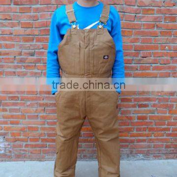 OEM Service High Quality Cheap mens canvas overalls pants wholesale