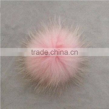 Myfur Natural Colour Real Raccoon Fur Ball Hat Custom Puff Pom Pom photo-2