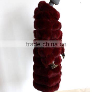 Myfur European Style Top Selling Real Fox Fur Products Cheap Women Knee Length Winter Coat photo-5