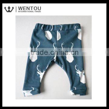 Comfortable Organic Cotton Deer Baby Leggings