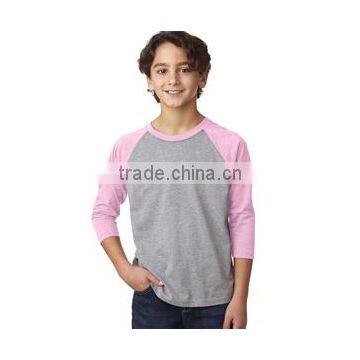 Next Level Apparel Youth CVC 3/4 Raglan Tee - Made From 60% Combed Ring-spun Cotton and 40% Polyester Jersey photo-5