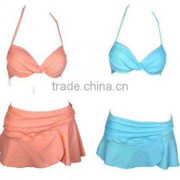 Three piece Sexy Ladies beach sunshine Bikini swimsuit swimwear