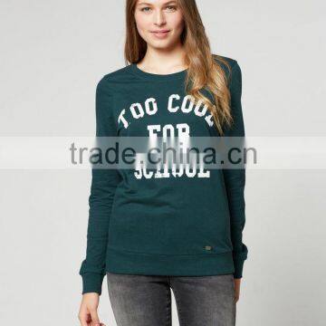 2016 Wensfashion Costume Women Leather Cool Tee Shirts and Long Sleeved Cheap Sweatshirts for Women photo-2