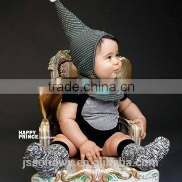 2pcs Hat & Bib Scarf Set, 100% Cotton Soft Touch Baby Hat Scarf Set