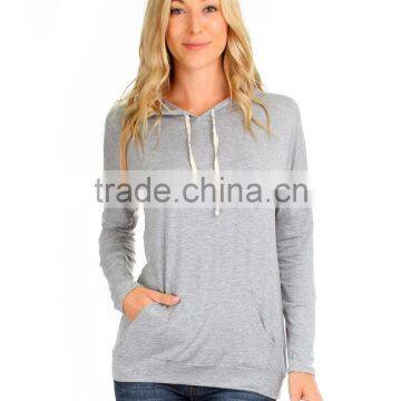 Made in China Ladies Thin/lightweight Drawstring Hoodies photo-2
