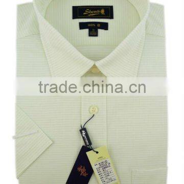 men's color short sleeve dress shirt