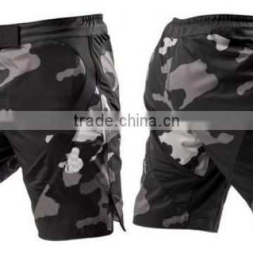 MMA shorts Camo Black