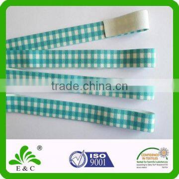 Fashionable Customized Chequer Sublimation Priting Elastic Band