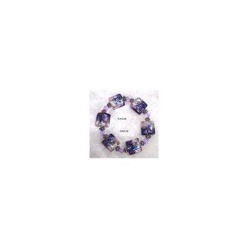 Hong Kong Glass Bead Bracelet