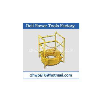 Manhole Barrier Gate Guard Pedestrian Guard Yellow photo-2