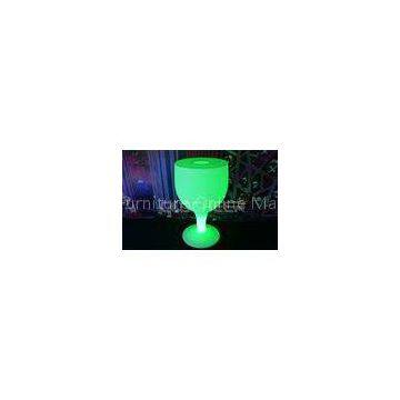 Remote Control LED Luminous Bar Table cup shape Plastic Bistro Furniture