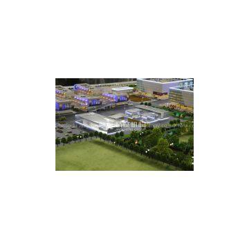 Miniature commercial building model making   for Auto?Mall