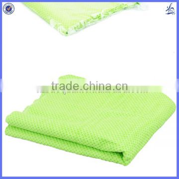 pva sport square pattern fabric/sweat absorbing towel