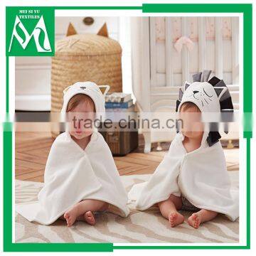 100% organic bamboo/cotton anti-pilling plush baby muslin blanket