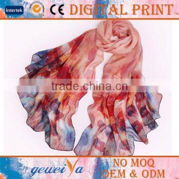 Fashion Digital Printed Silk Shawls