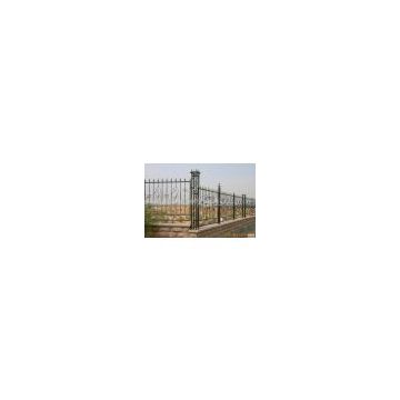 Wrought iron fence netting