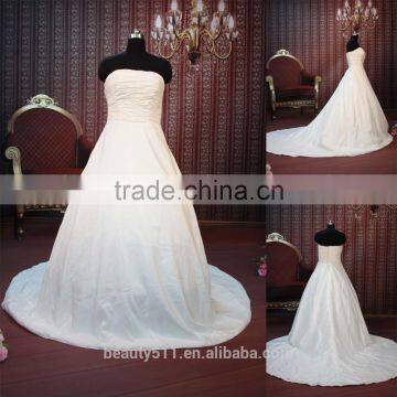 IN STOCK Off-The-Shoulder wedding dress sleeveless flower ball gown bridal dresses SW112