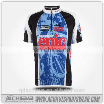 wholesale sport swear, custom sublimation cycling jersey clothing