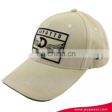 Sunny Shine 2017 new fashion custom beige baseball cap and hat with metal buckle