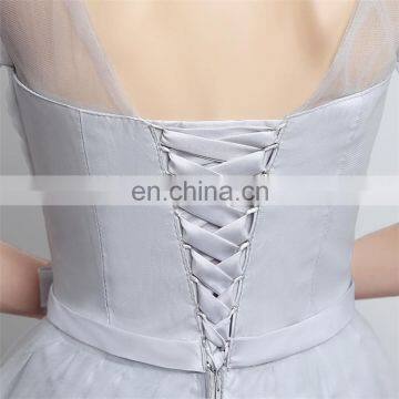 HS1611 Long Floor Length Elegant Prom Evening Dress 2016 Bridesmaid Dress photo-5