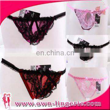 Sex Lace Pattern Sexy Transparent Ladies Underwear Panties Sexy Underwear
