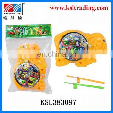 children magnetic plastic wind up fishing set wholesale