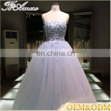 2016 wedding dress factory high quality evening party night ball gown