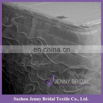 TC028E African Lace Fabrics Table Cover Drape for Parties Table Cloth photo-3