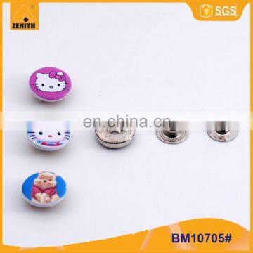 Custom Metal Children buttons Press Snap Button BM10705