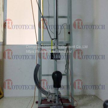 Helmet penetration testing machine