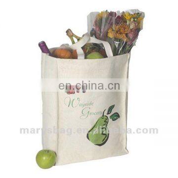 10 Oz. Colored Cotton Canvas Grocery Tote Bag