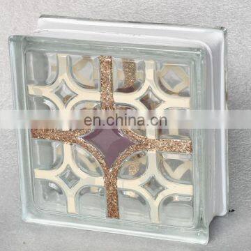 China colorful hollow glass block for sale